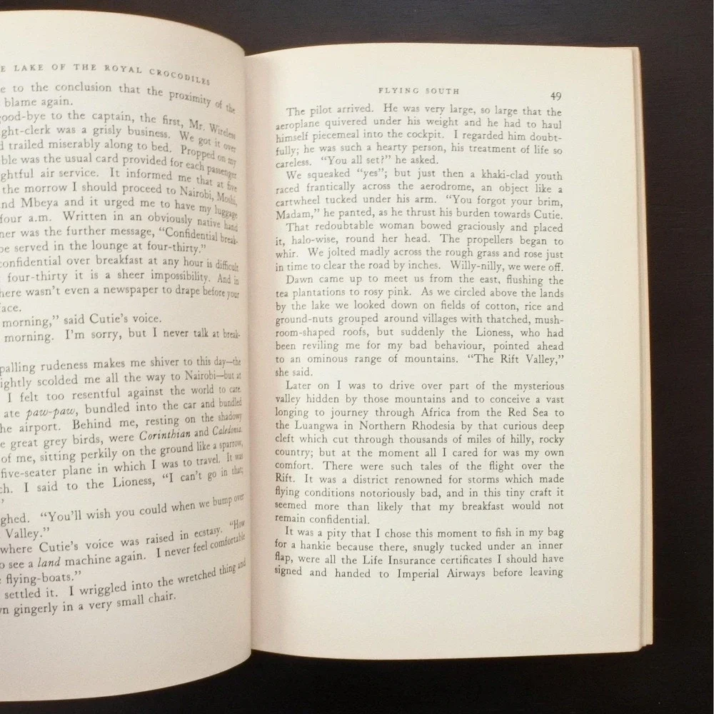 Vintage 1939 The Lake of the Royal Crocodiles by Eileen Bigland